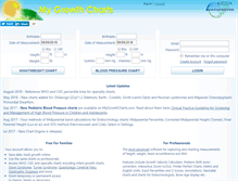 Tablet Screenshot of mygrowthcharts.com